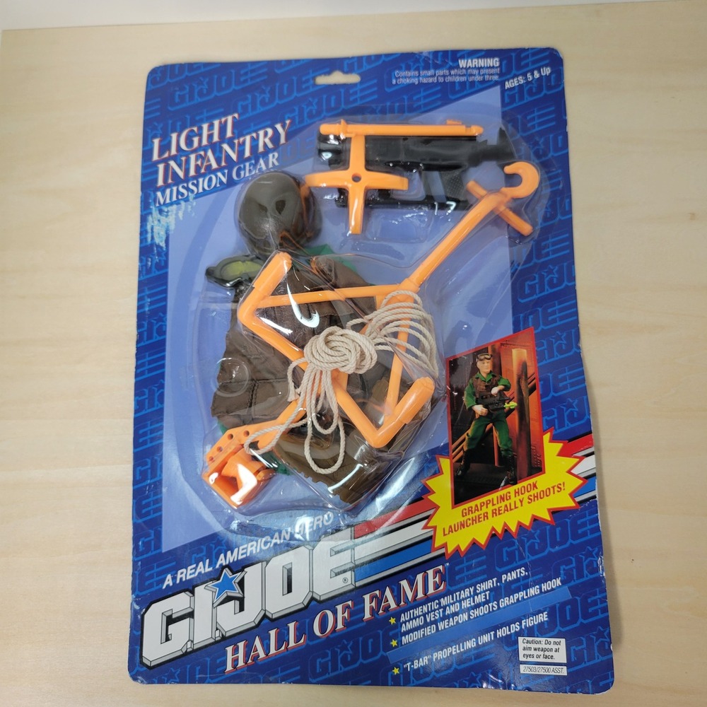 GI Joe Hall of Fame Light Infantry Mission Gear Grappling Hook 1992 Hasbro